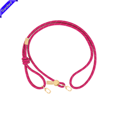 Crossbody Strap X Pink X Silver