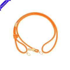 Crossbody Strap X Orange X Silver