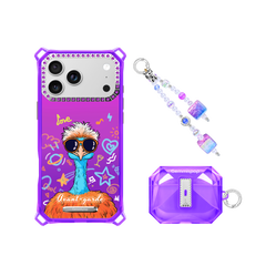 Blue Purple Square X P.C