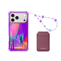 Blue Purple Square X P.C