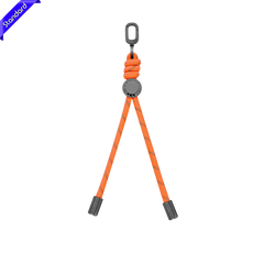 Wrist Strap X Orange X Black